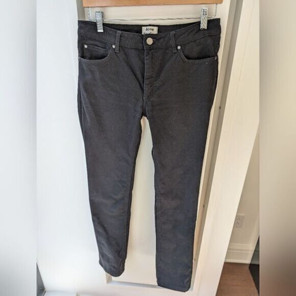 Acne Studios Coco Noir Jeans 29x32 - Picture 1 of 5